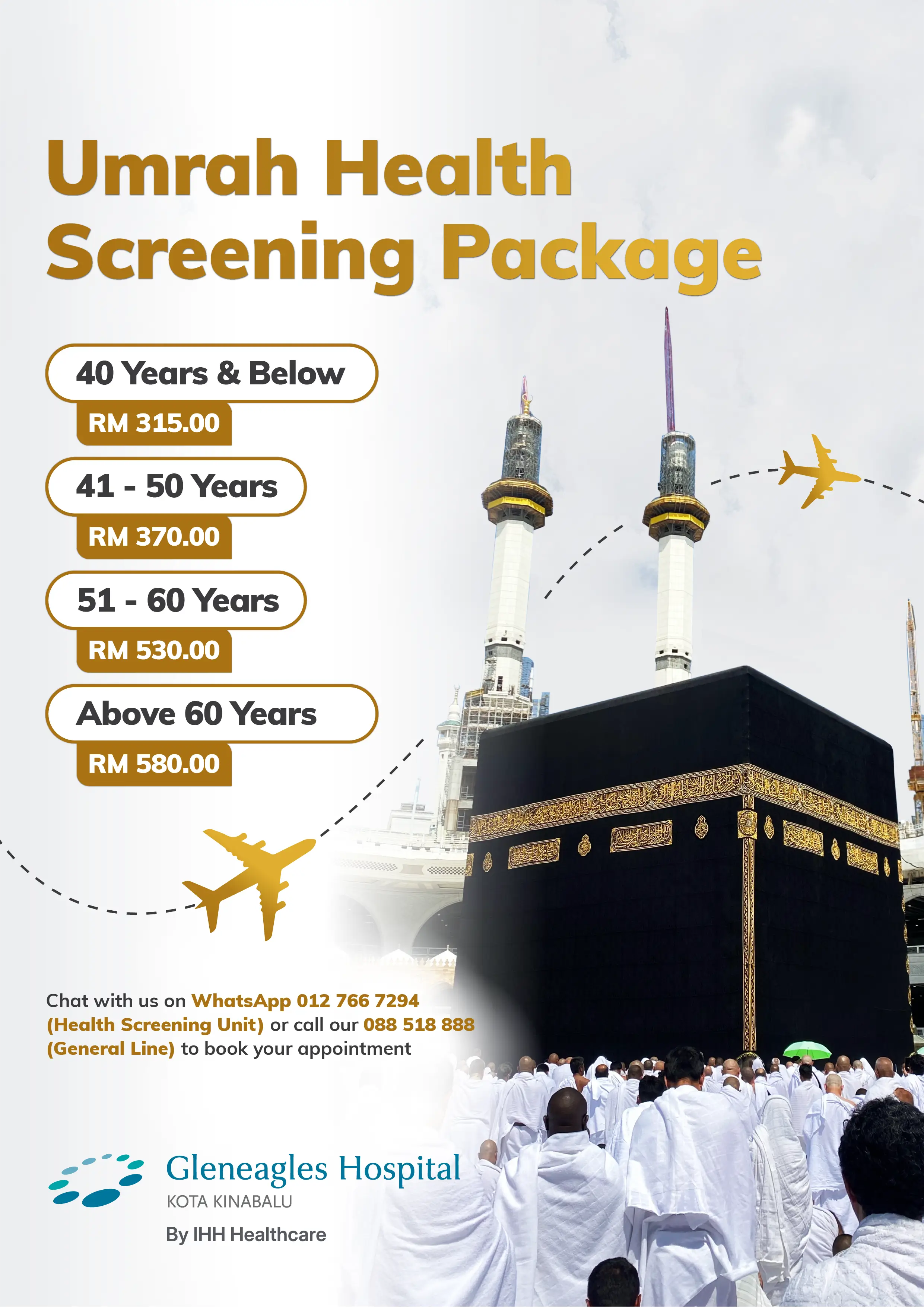 Health Screening Packages (All-in) banner