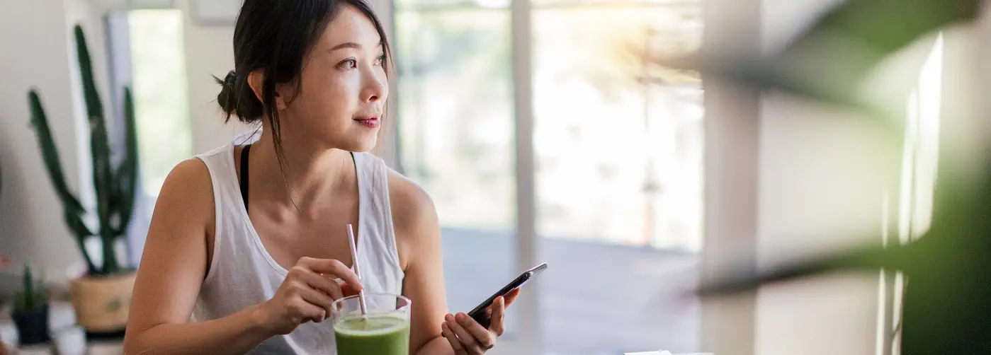 Women enjoying beverage image